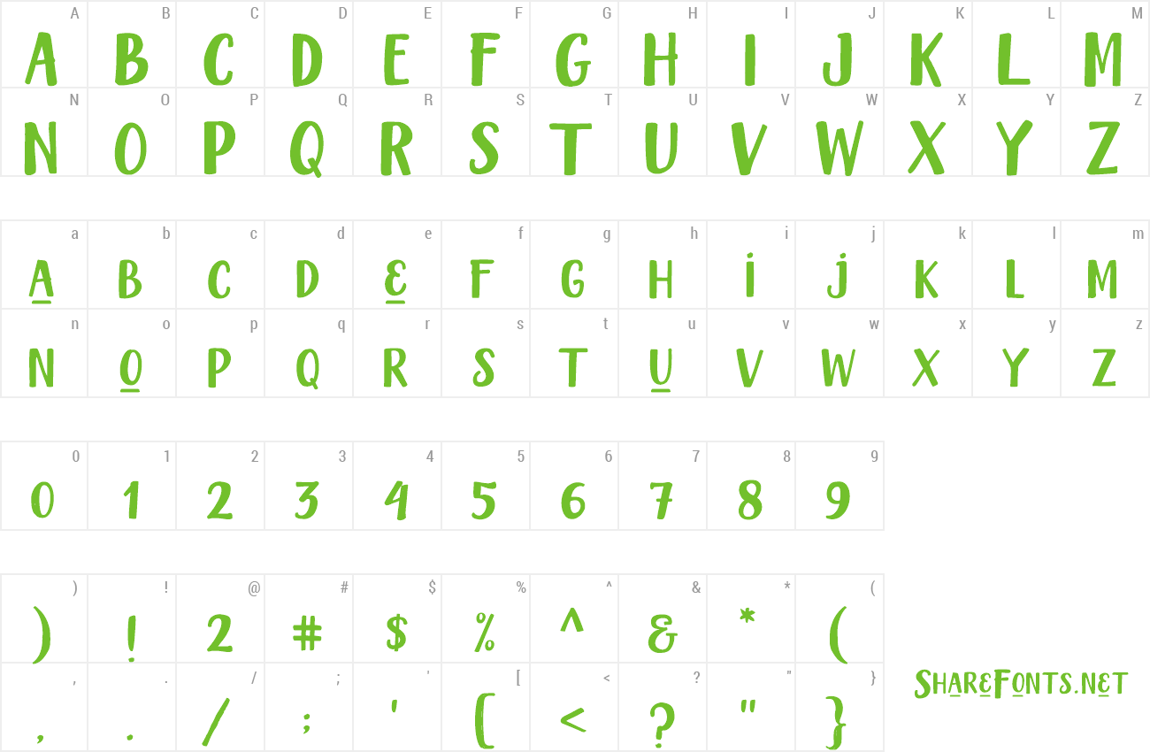 Font Chandelle Display preview